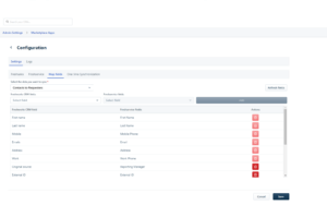 Freshsales and Freshservice Sync App