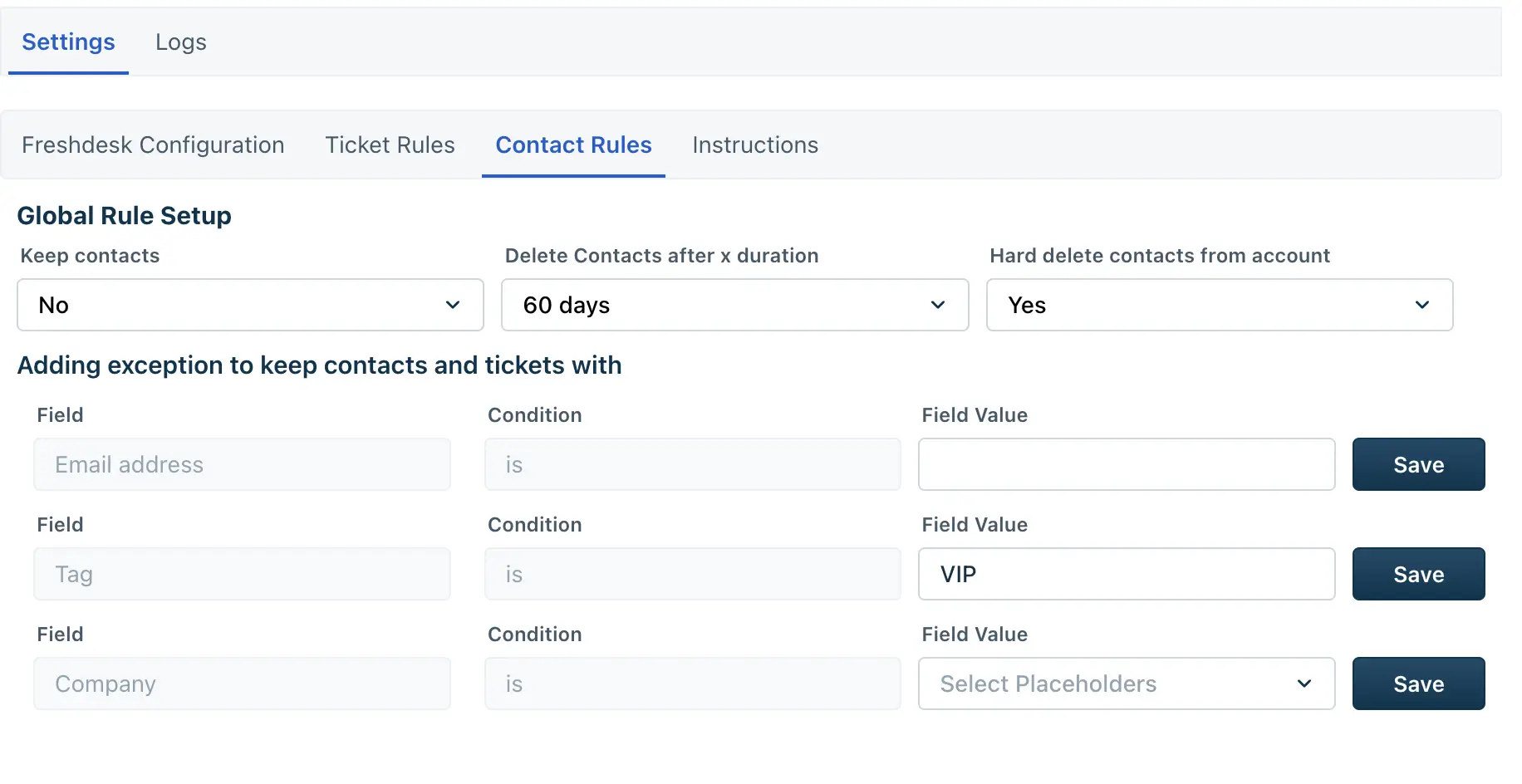 Use Case 1 Contacts