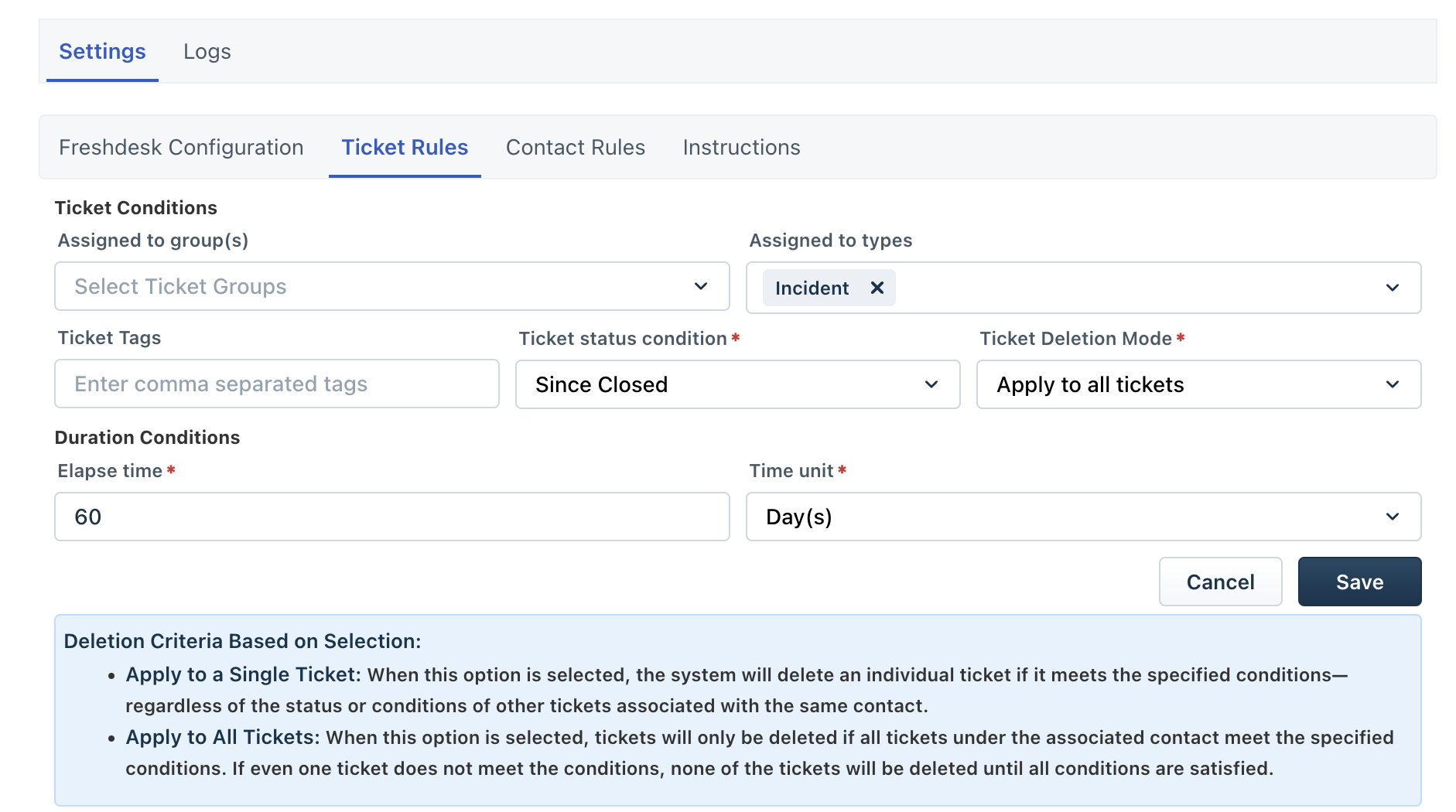 Use case 3 Tickets