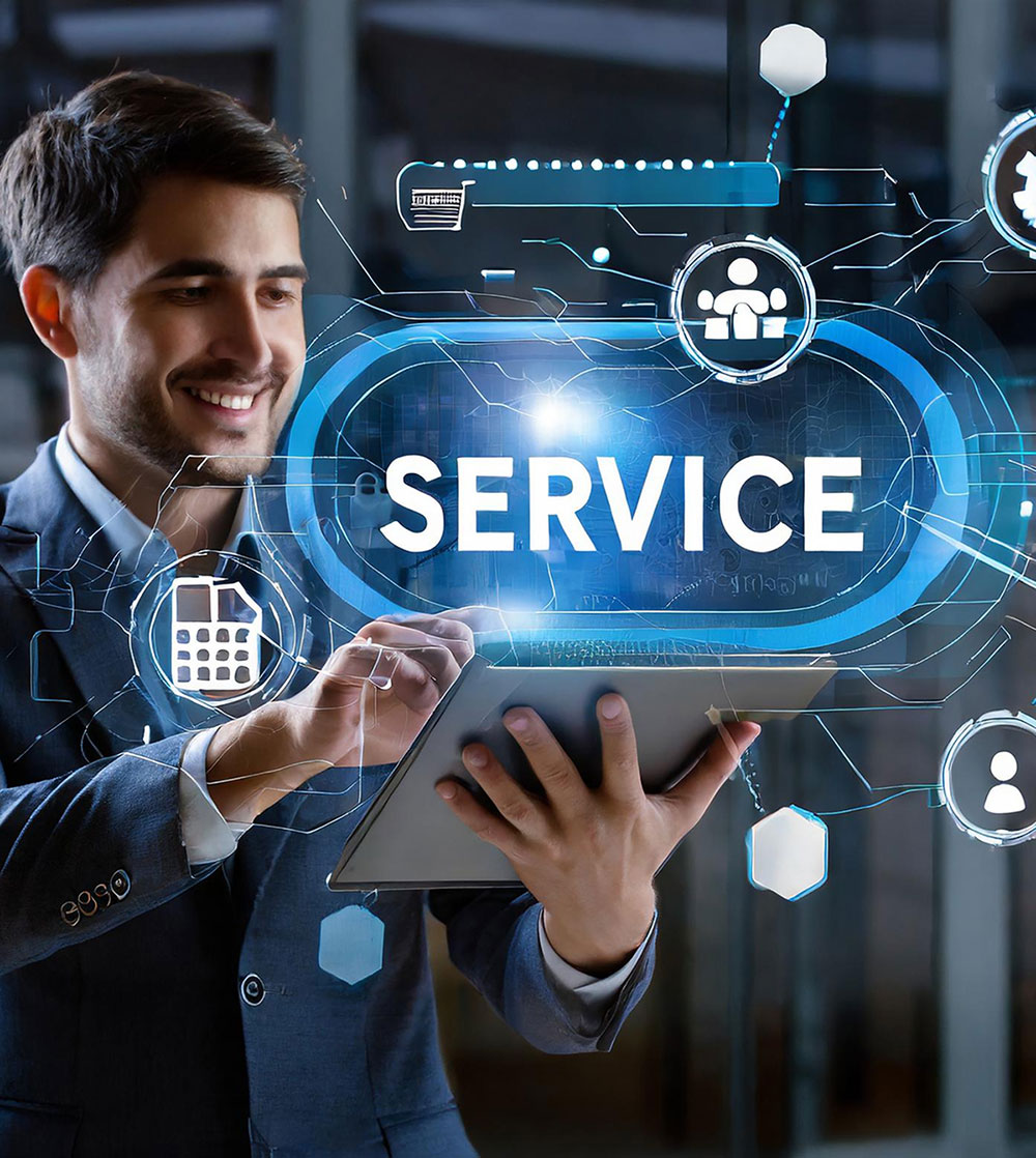 IT professional working on a computer, symbolising ServiceNow ITSM platform workflows