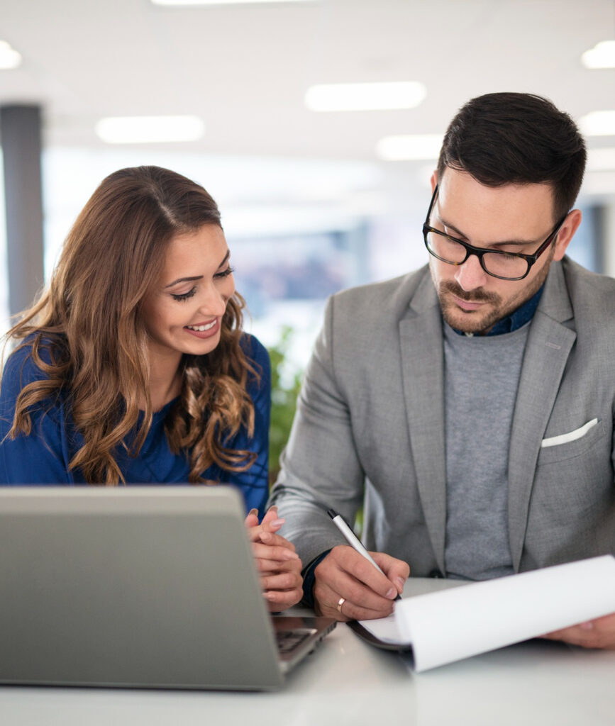 Person working html computer