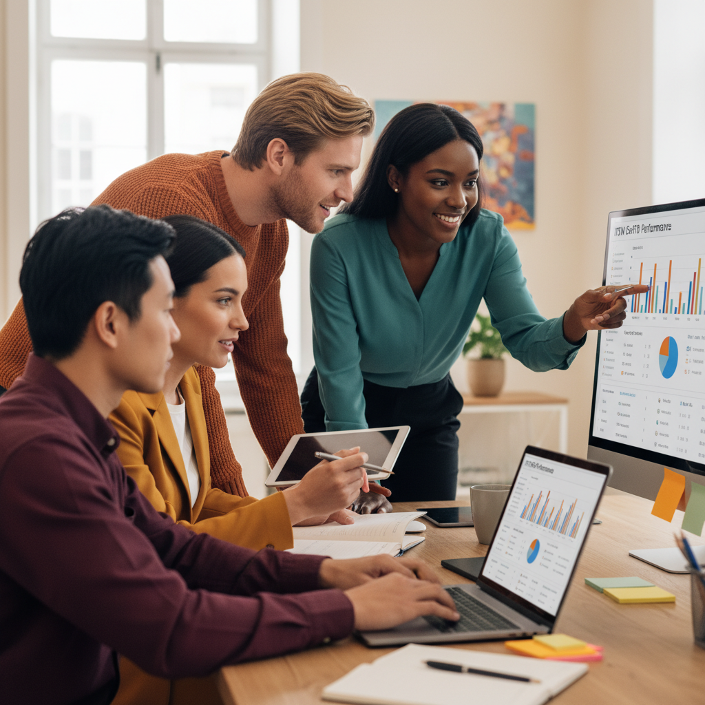 IT team discussing a roadmap to reduce ServiceNow implementation risks mid-sized organisations face in Belgium and France